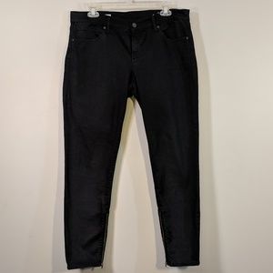 GAP | 1969 Black Legging Jeans Zip Ankles 12